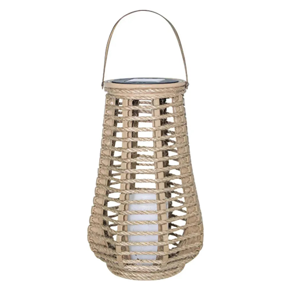 Lisslune | SolarGlow – Rattan outdoor lantern