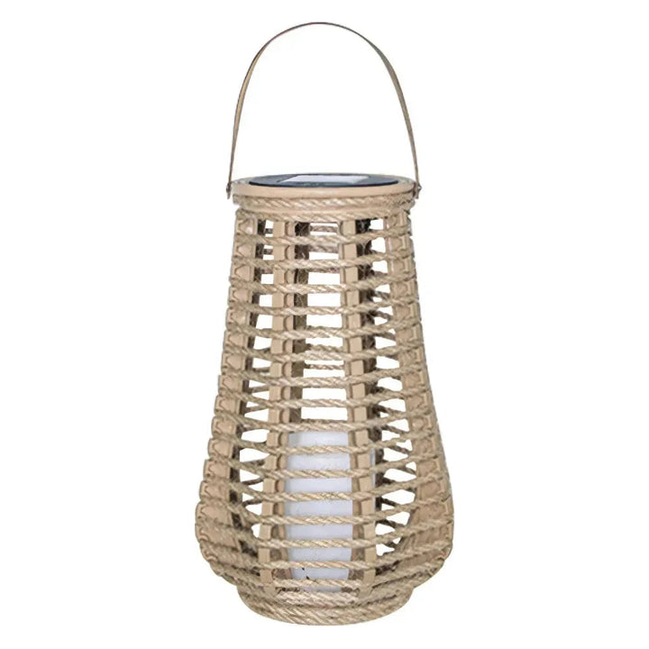 Lisslune | SolarGlow – Rattan outdoor lantern