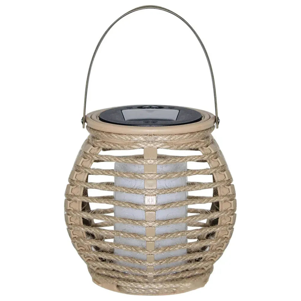 Lisslune | SolarGlow – Rattan outdoor lantern