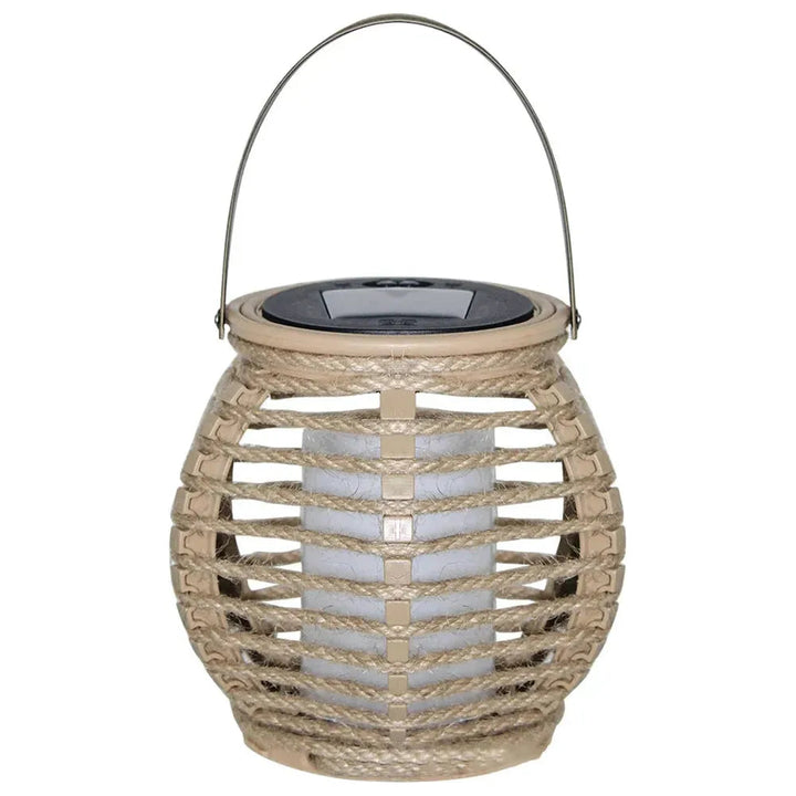 Lisslune | SolarGlow – Rattan outdoor lantern