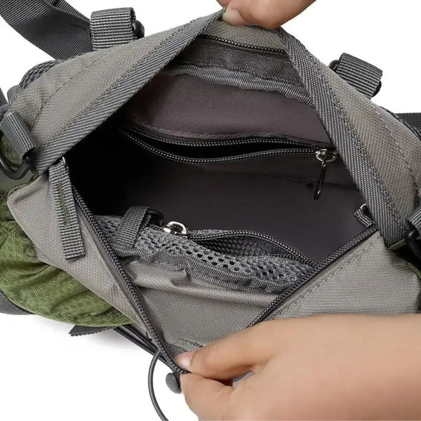 Lisslune | Waterproof Hiking Waist Bag – 5L Bum Bag with Zippered Pockets for Walking & Outdoor Adventures