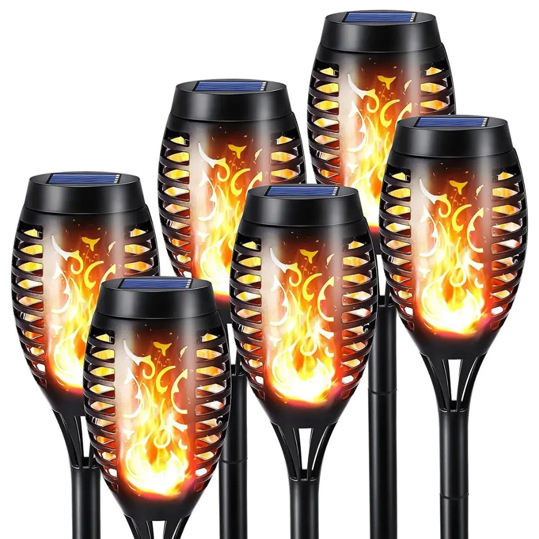 Lisslune | Solar-powered LED Torches – SolarFlame Design