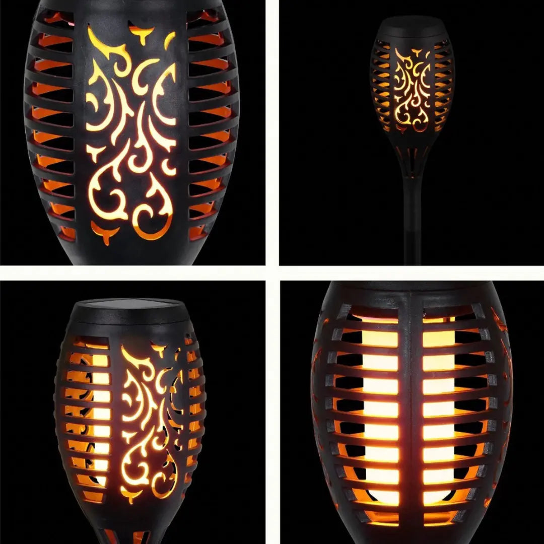 Lisslune | Solar-powered LED Torches – SolarFlame Design