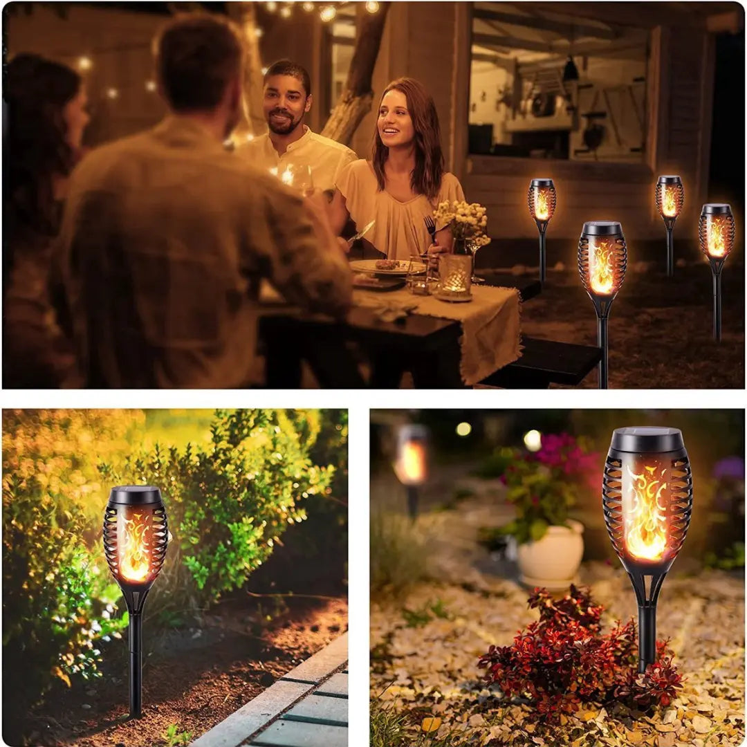 Lisslune | Solar-powered LED Torches – SolarFlame Design