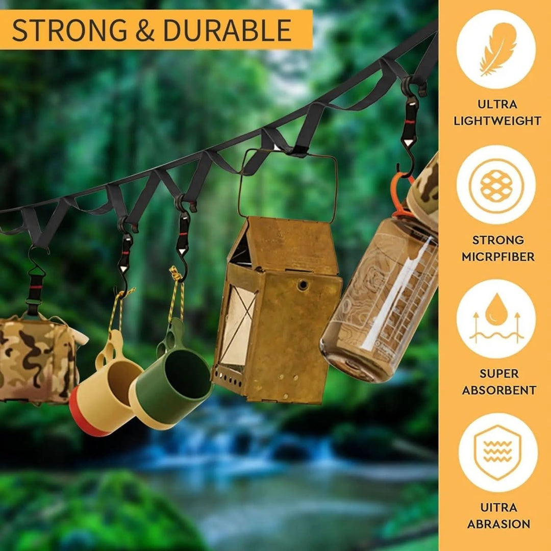 Lisslune | Adjustable Hanging Rope for Camping & Hiking