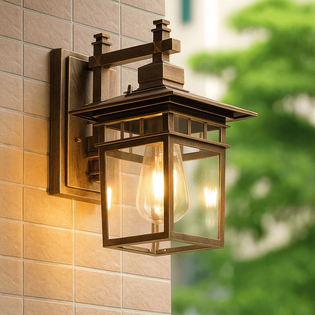 Lisslune | Stylish, weatherproof outdoor wall lamp with adjustable light head
