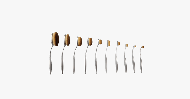 Lisslune | Aphrodite 10-piece oval brush set
