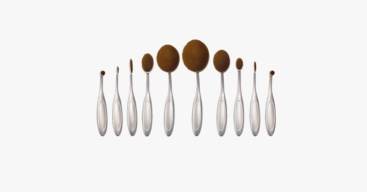 Lisslune | Aphrodite 10-piece oval brush set