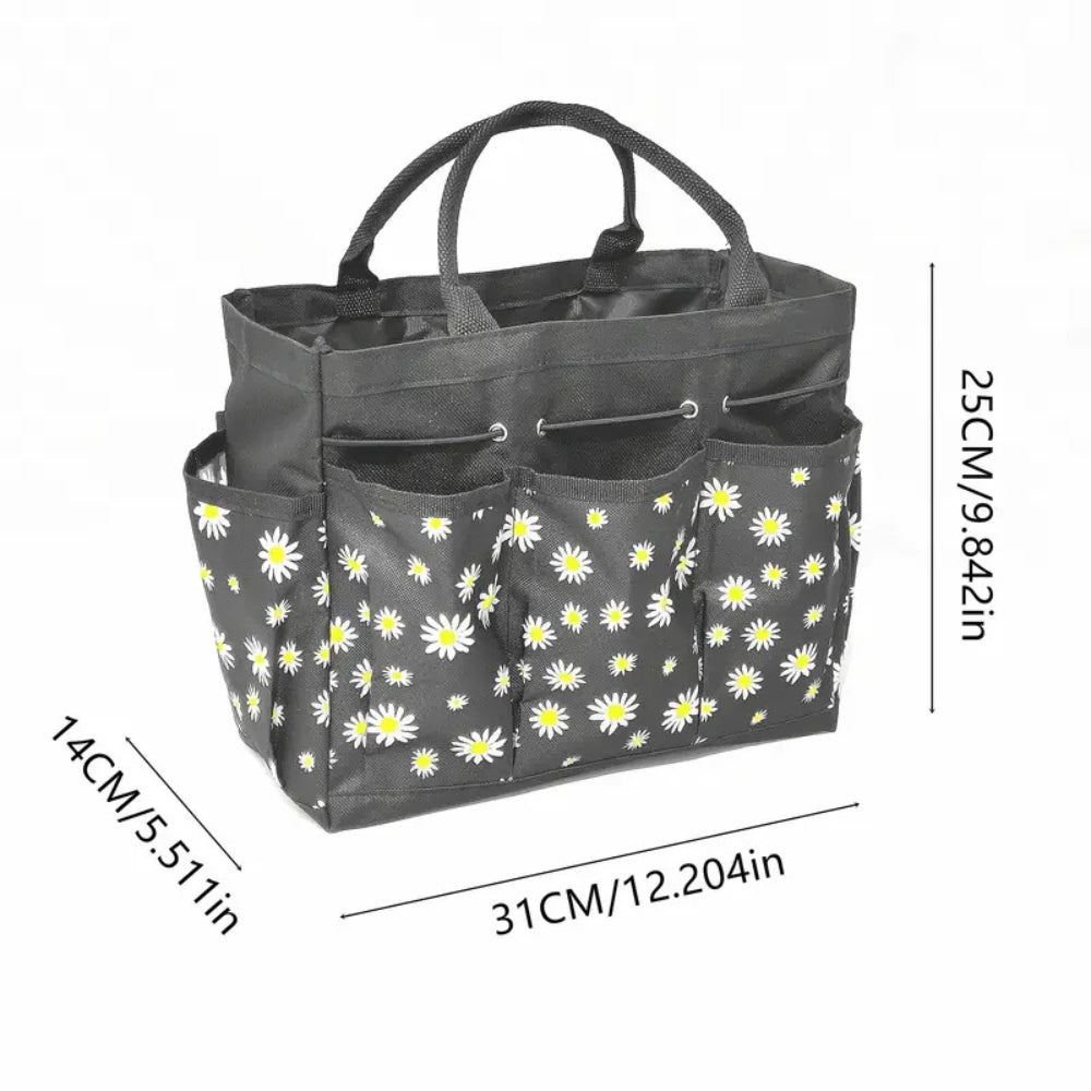 Lisslune | Oxford Floral Garden Tool Organizer Bag