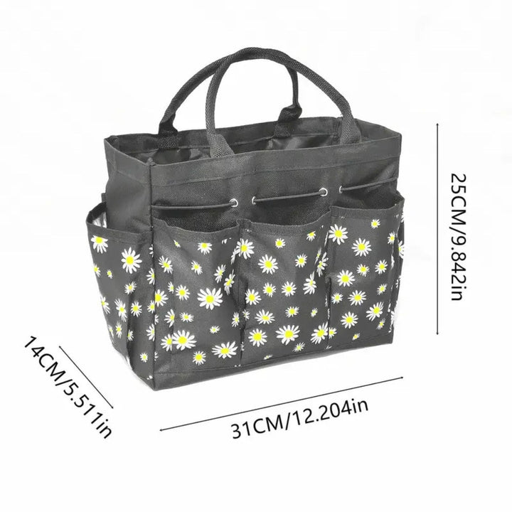 Lisslune | Oxford Floral Garden Tool Organizer Bag