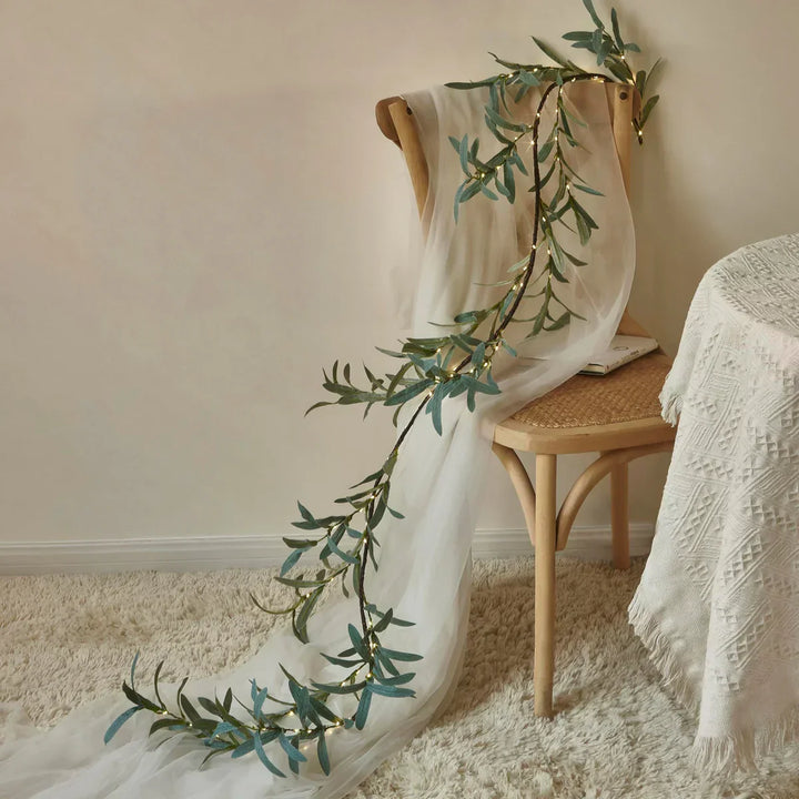Lisslune | OliveLights - LED wreath made of olive branches