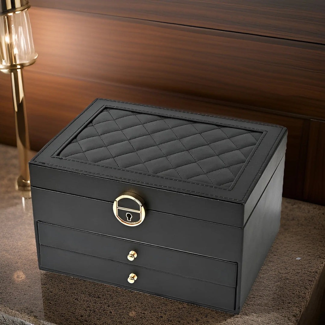 Lisslune | EleganceBox Luxury Jewelry Box – Multiple Storage Box for Jewelry