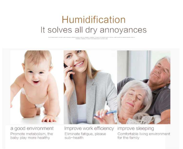 Lisslune | Mini Humidifier - Mini Desk Humidifier