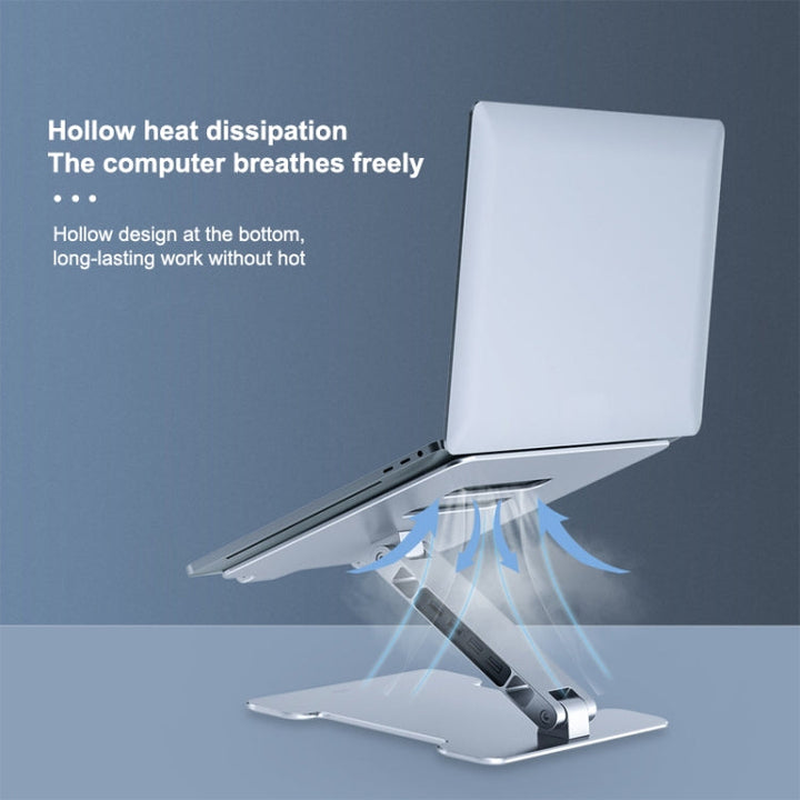 Lisslune | ORICO LST-4A Multifunctional Aluminum Alloy Laptop Notebook Height Adjustable Foldable Stand Holder