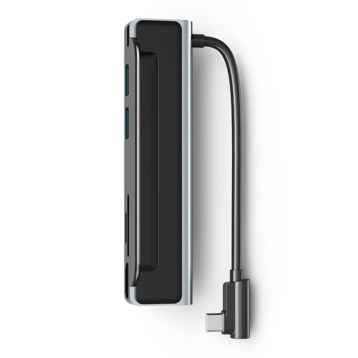 Lisslune | AD-065 6 in 1 USB-C / Type-C to 4K HDMI + SD / TF card slot + Type-C + 2 USB 3.0 Back Clip Style Multifunctional Docking Station HUB
