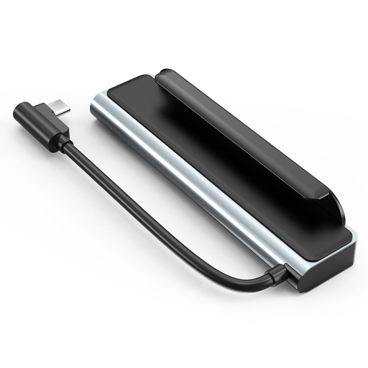 Lisslune | AD-065 6 in 1 USB-C / Type-C to 4K HDMI + SD / TF card slot + Type-C + 2 USB 3.0 Back Clip Style Multifunctional Docking Station HUB