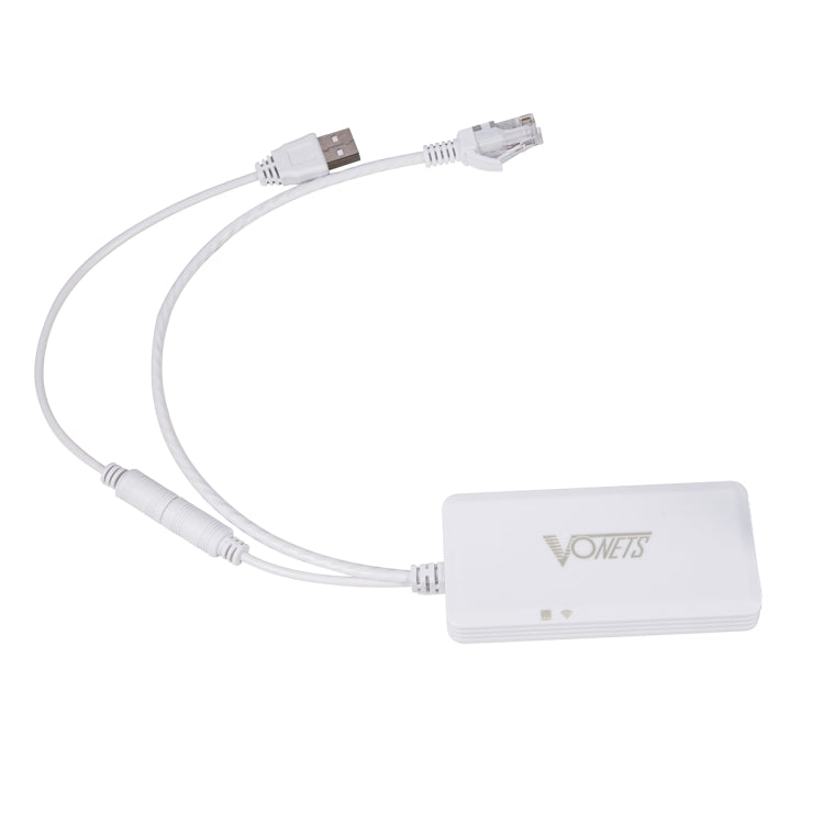 Lisslune | VONETS VAP11G-500S High Power CPE 20dbm Mini WiFi 300Mbps Bridge WiFi Repeater Signal Booster, Outdoor Wireless Point to Point, No Obstacles (White)