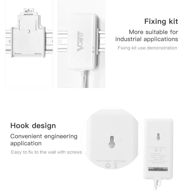 Lisslune | VONETS VAP11G-500S High Power CPE 20dbm Mini WiFi 300Mbps Bridge WiFi Repeater Signal Booster, Outdoor Wireless Point to Point, No Obstacles (White)