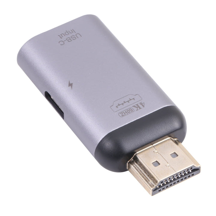 Lisslune | 2 in 1 4K 60Hz HDMI plug to USB-C / Type-C charging + USB-C / Type-C socket adapter