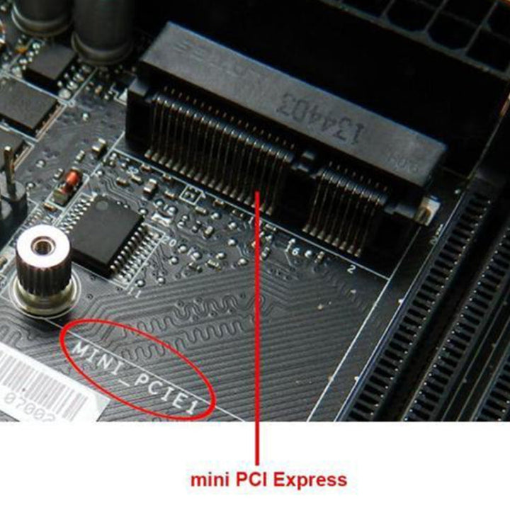 Lisslune | MINI PCI-E to USB 3.0 Front 19-Pin Desktop-PC Expansion Card with 4-Pin Power Connector (Blue)