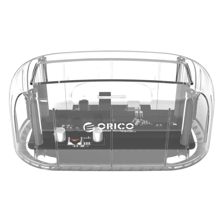 Lisslune | ORICO 6139U3 2.5 / 3.5 Inch Transparent SATA to USB 3.0 Hard Drive Docking Station (Transparent)