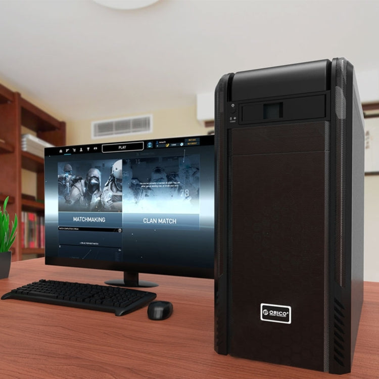 Lisslune | ORICO 1106SS CD-ROM Space HDD Mobile Rack Internal 3.5 Inch HDD Converter Case (Black)