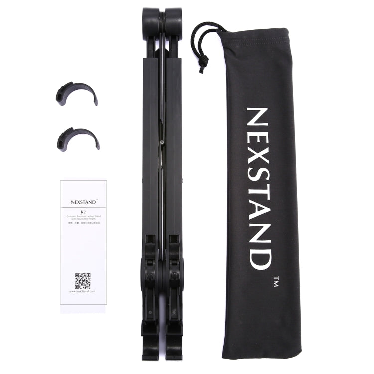Lisslune | NEXSTAND Portable Adjustable Foldable Table Stand for Laptop / Notebook, Suitable for: More than 11.6 inches (Black)