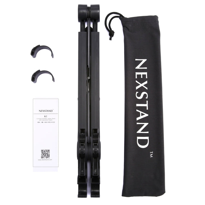 Lisslune | NEXSTAND Portable Adjustable Foldable Table Stand for Laptop / Notebook, Suitable for: More than 11.6 inches (Black)