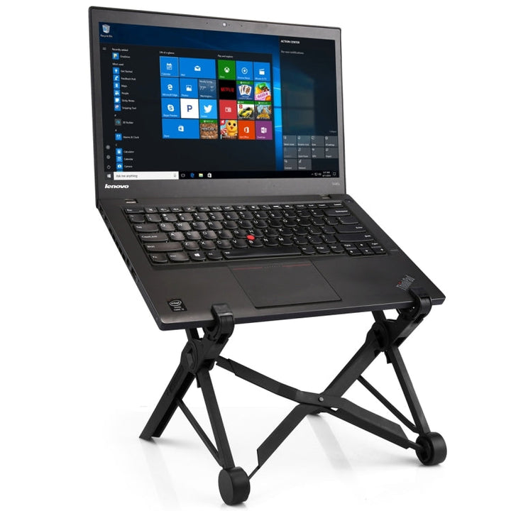 Lisslune | NEXSTAND Portable Adjustable Foldable Table Stand for Laptop / Notebook, Suitable for: More than 11.6 inches (Black)