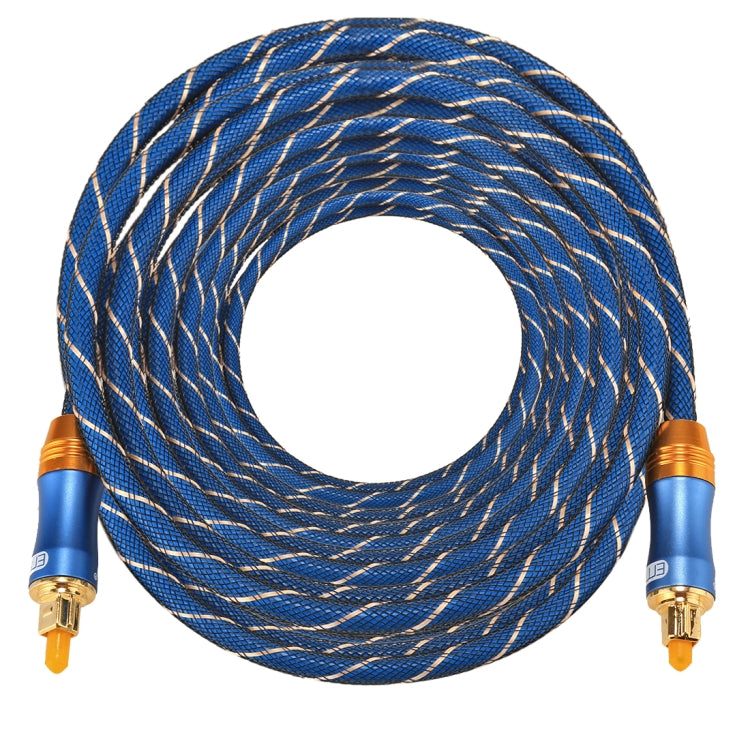 Lisslune | EMK LSYJ-A 15m OD6.0mm Gold-Plated Metal Head Toslink Male to Male Digital Optical Audio Cable