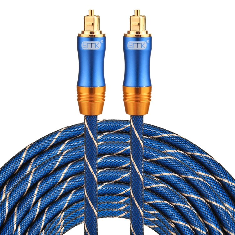 Lisslune | EMK LSYJ-A 20m OD6.0mm gold-plated metal head Toslink male to male digital optical audio cable