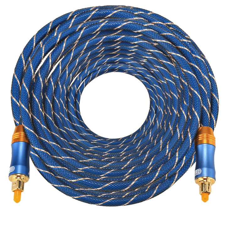Lisslune | EMK LSYJ-A 20m OD6.0mm gold-plated metal head Toslink male to male digital optical audio cable