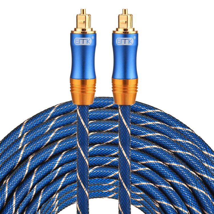 Lisslune | EMK LSYJ-A 25m OD6.0mm gold-plated metal head Toslink male to male digital optical audio cable