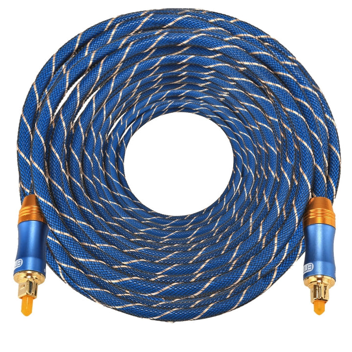 Lisslune | EMK LSYJ-A 25m OD6.0mm gold-plated metal head Toslink male to male digital optical audio cable