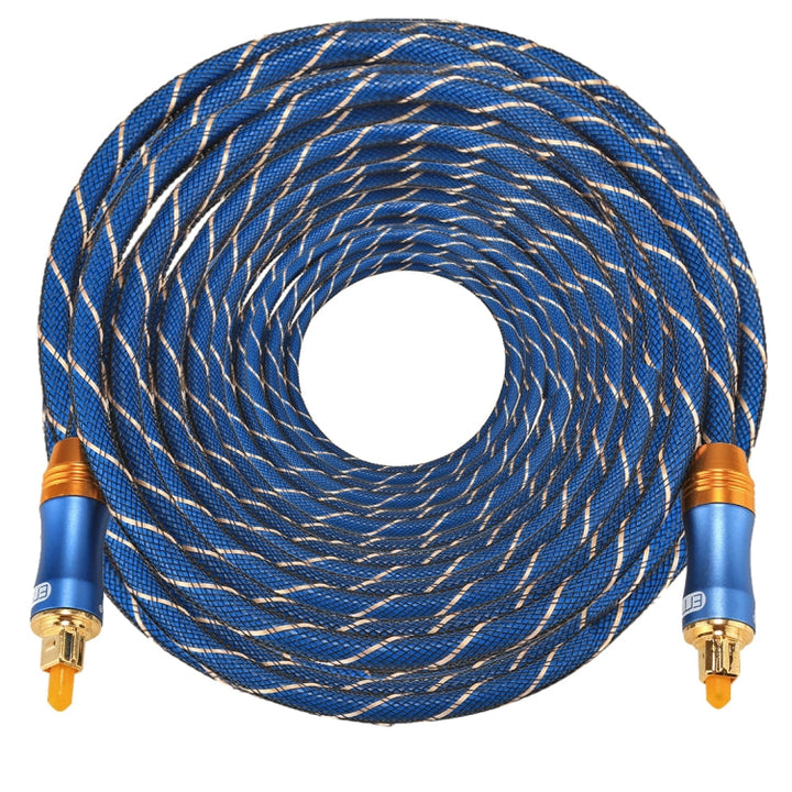 Lisslune | EMK LSYJ-A 30m OD6.0mm gold-plated metal head Toslink plug to plug digital cable