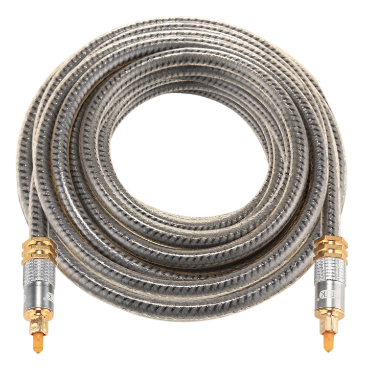 Lisslune | EMK YL-A 5m OD8.0mm gold-plated metal head Toslink Male to Male digital optical audio cable