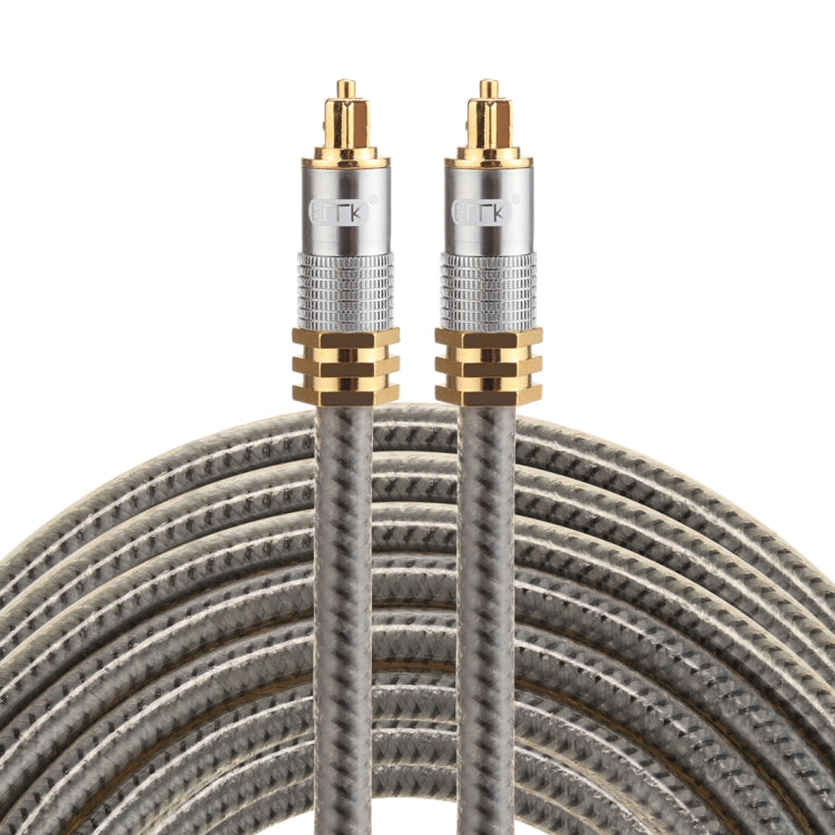 Lisslune | EMK YL-A 8m OD8.0mm gold-plated metal head Toslink Male to Male digital optical audio cable