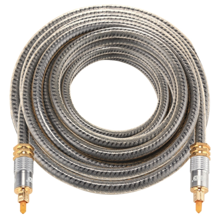 Lisslune | EMK YL-A 8m OD8.0mm gold-plated metal head Toslink Male to Male digital optical audio cable