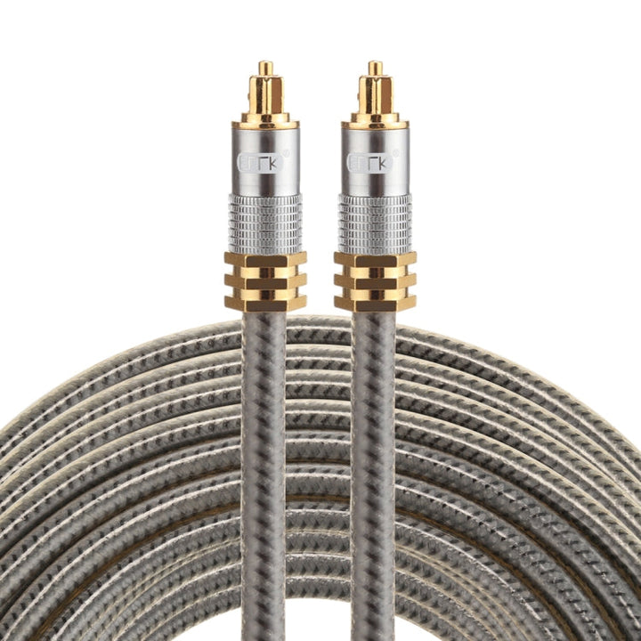 Lisslune | EMK YL-A 15m OD8.0mm gold-plated metal Toslink Male to Male Digital Optical Audio Cable