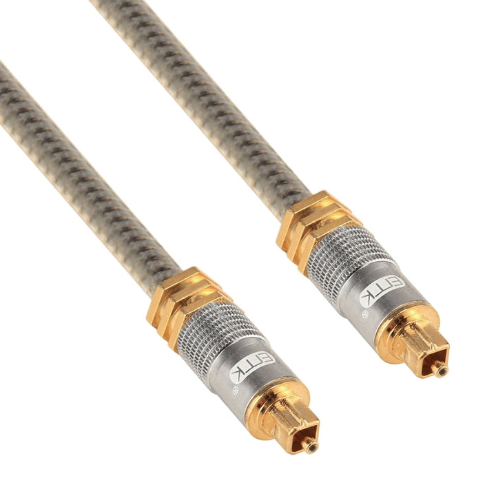 Lisslune | EMK YL-A 15m OD8.0mm gold-plated metal Toslink Male to Male Digital Optical Audio Cable