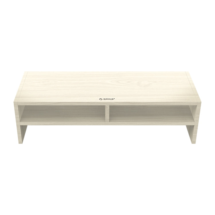 Lisslune | ORICO MSR-04-WD-BP 2-layer wood grain computer monitor holder with partition, size: 50 x 20 x 13.5cm