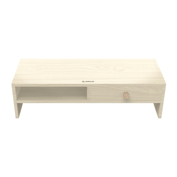 Lisslune | ORICO MSR-05-WD-BP 2-layer wood grain computer monitor holder with drawer, size: 50 x 20 x 13.5 cm