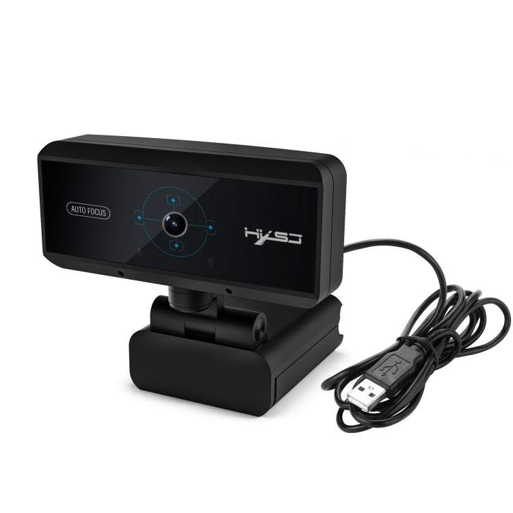 Lisslune | HXSJ S3 500W 1080P adjustable 180 degree HD automatic focus PC camera with microphone (Black)