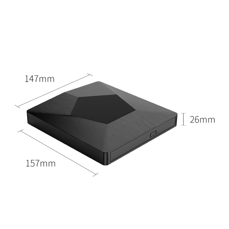 Lisslune | ORICO DVD-XD007 Portable USB 3.0 Interface External CD DVD Optical Drive CD/DVD-RW Recorder
