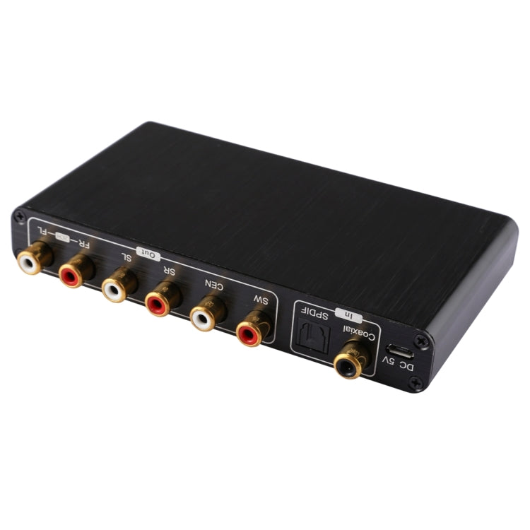 Lisslune | 2CH Digital Audio Decoder Converter with optical Toslink SPDIF coaxial for home theater / PS4 / PS3 / XBOX360, support for volume control, AC-3, DTS