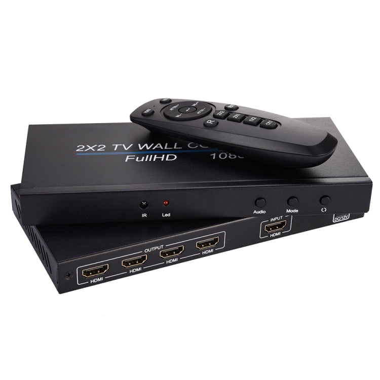 Lisslune | BT14 2X2 HDMI TV Wall Controller Multi-Screen Splicing Processor