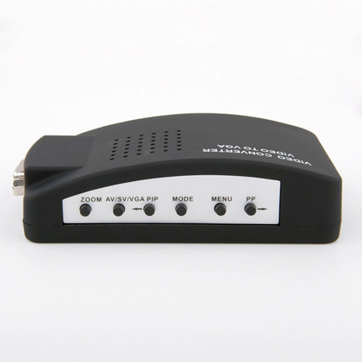 Lisslune | HOWEI HW-2404 BNC / S-Video to VGA Video Converter (Black)