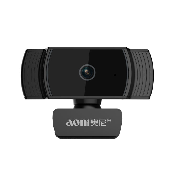 Lisslune | Aoni A20 FHD 1080P IPTV WebCam Teleconference Teaching Live Broadcast Computer Camera with Microphone (Black)