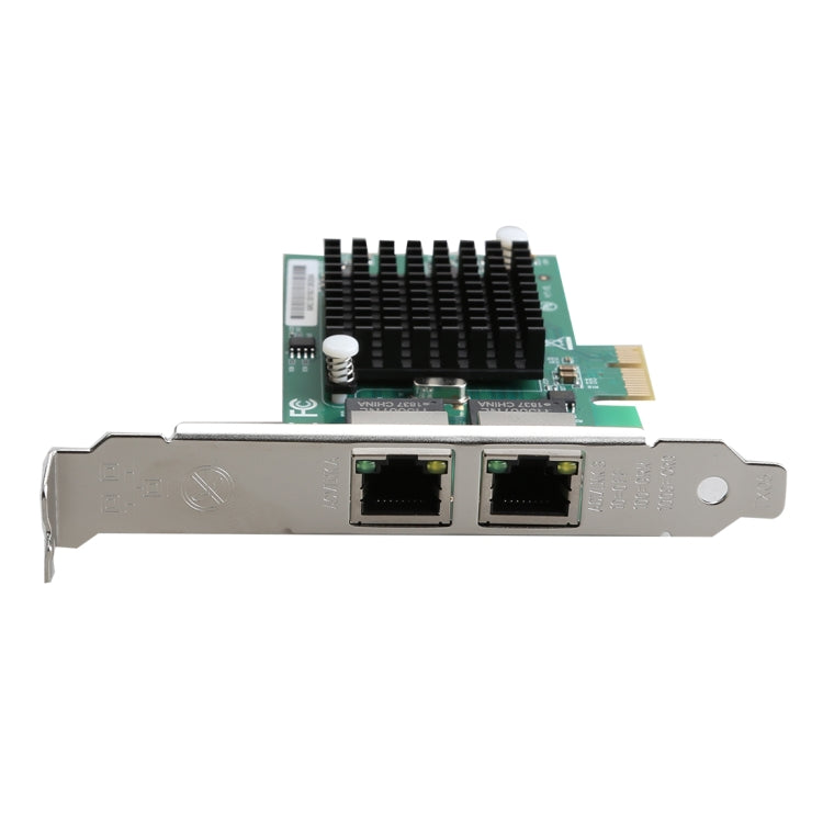 Lisslune | TXA020 Intel 82575 Dual RJ45 Ports NIC 10/100/1000 Gigabit PCI Express PCIE x1 Network Card Adapter