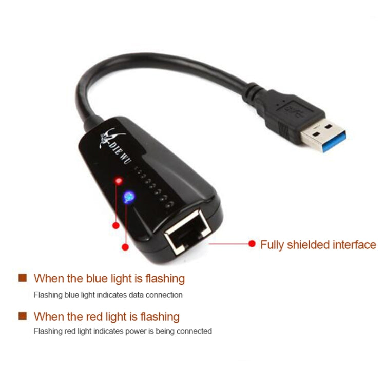 Lisslune | THE WU TXA042 Realtek 8153 USB 3.0 to Gigabit Ethernet RJ45 LAN 10/100/1000Mbps Network Card Adapter